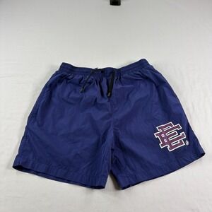 Eric‎ Emanuel x Everest Isles Shorts Mens Medium Black Athletic Lined Gym